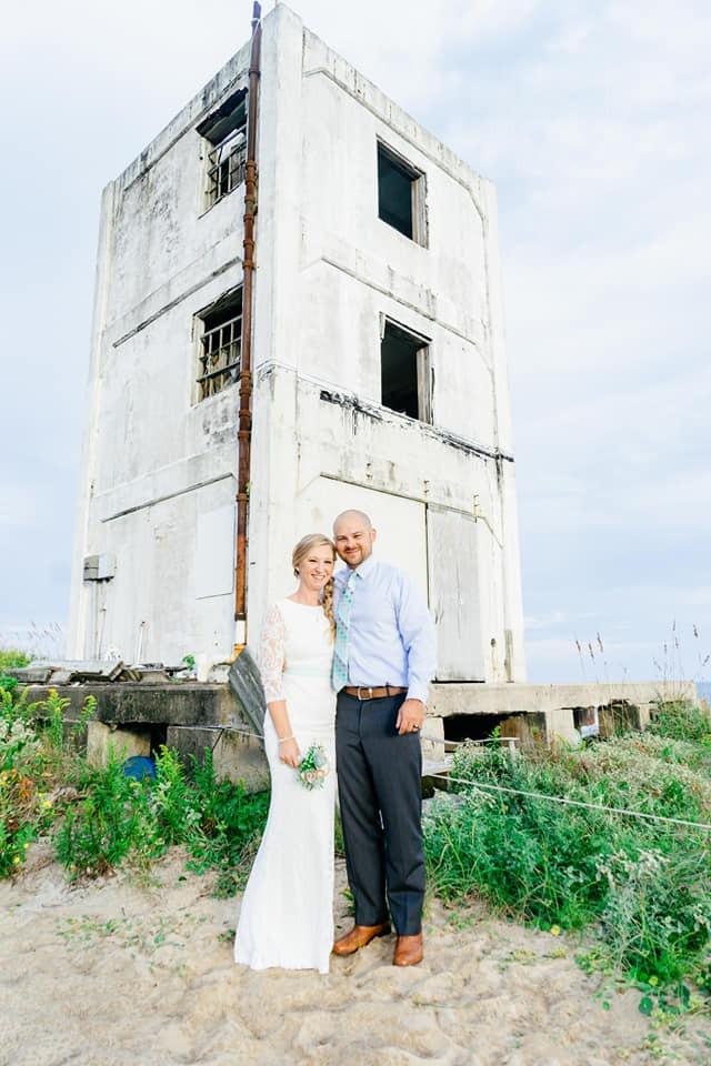 Wedding photo on Topsail Island | Ward Realty