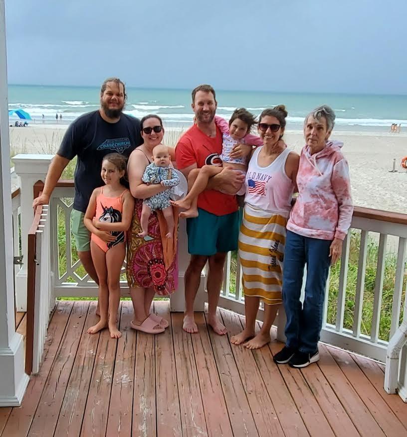 Family photo on Topsail Island | Ward Realty