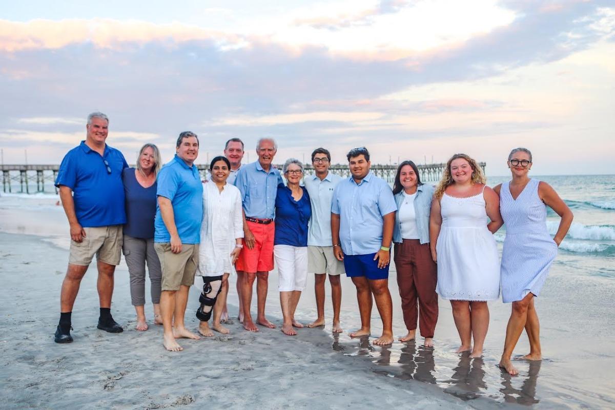 Family photo on Topsail Island | Ward Realty